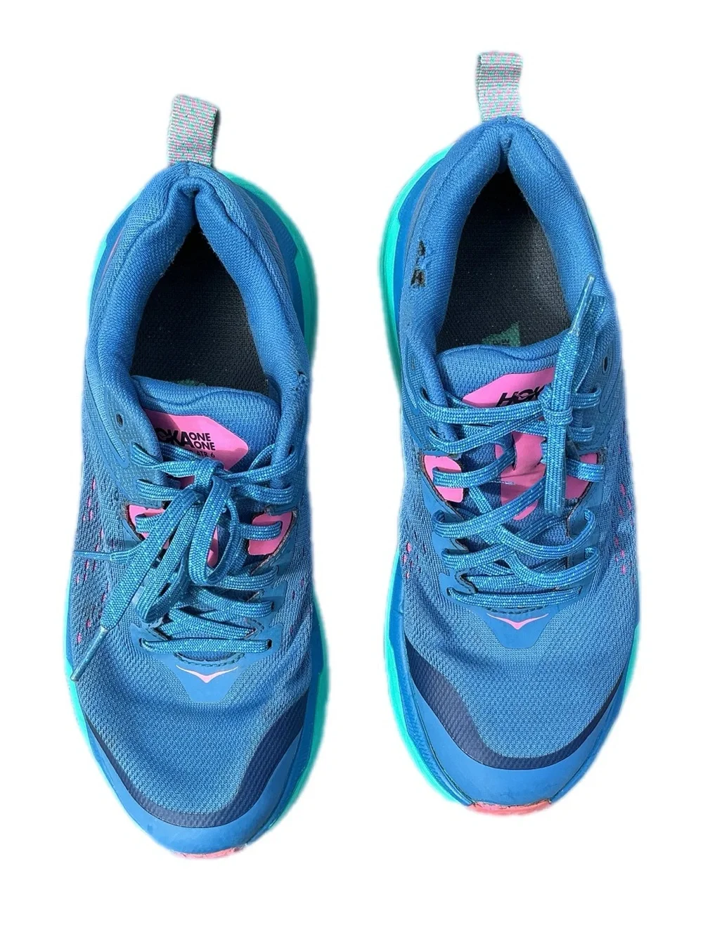 HOKA ONE ONE Challenger ATR 6 Blue Graphite Blue Glass Trail Shoes Women’s 8